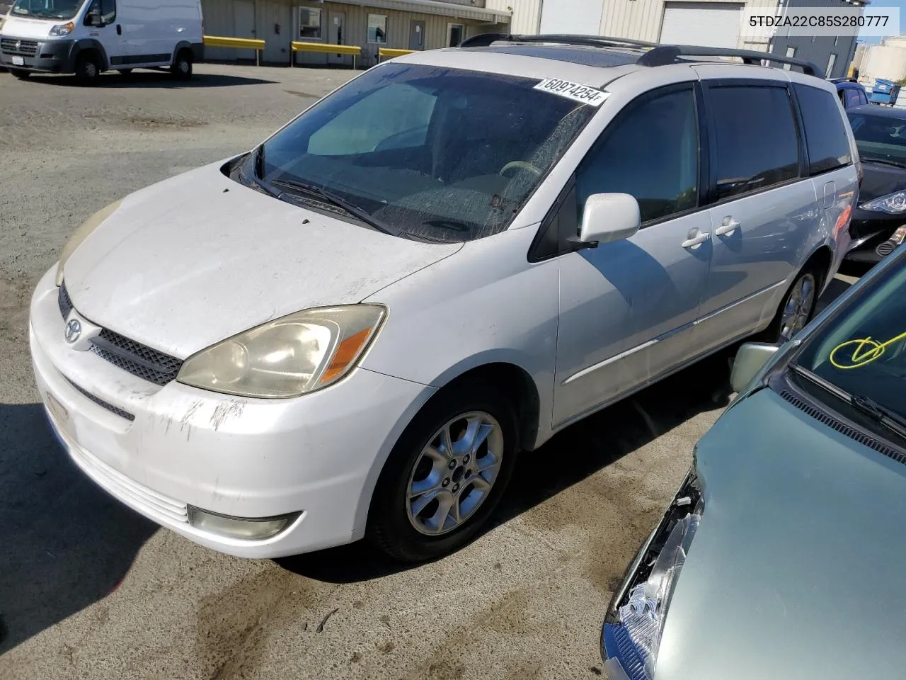 2005 Toyota Sienna Xle VIN: 5TDZA22C85S280777 Lot: 60974254