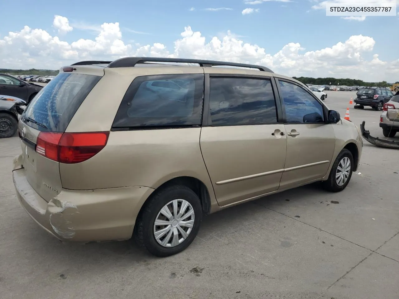 2005 Toyota Sienna Ce VIN: 5TDZA23C45S357787 Lot: 63793124