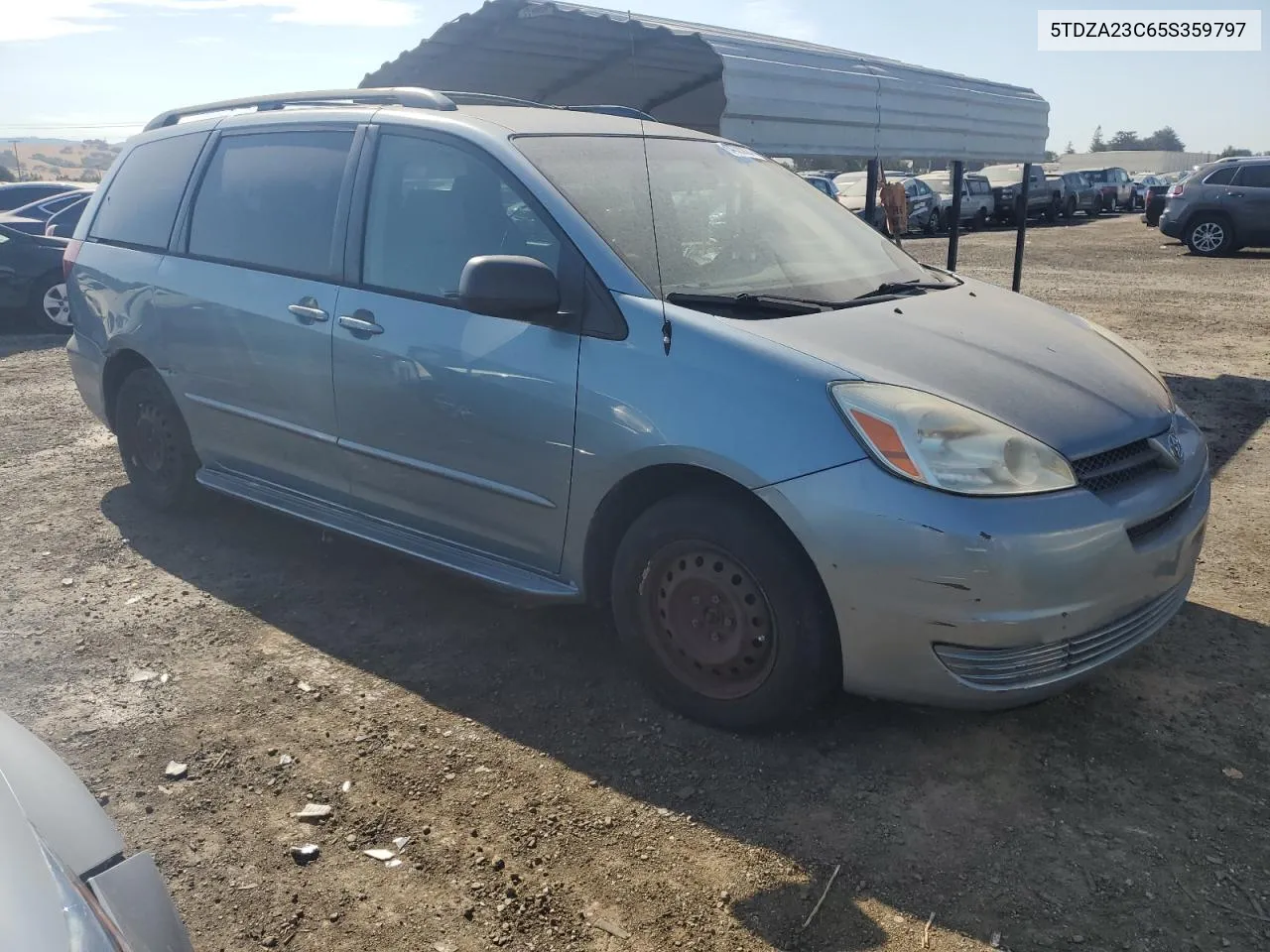 2005 Toyota Sienna Ce VIN: 5TDZA23C65S359797 Lot: 64320924