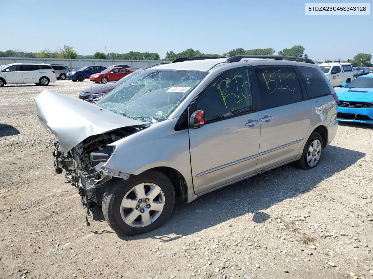 2005 Toyota Sienna Ce VIN: 5TDZA23C45S343128 Lot: 65981784