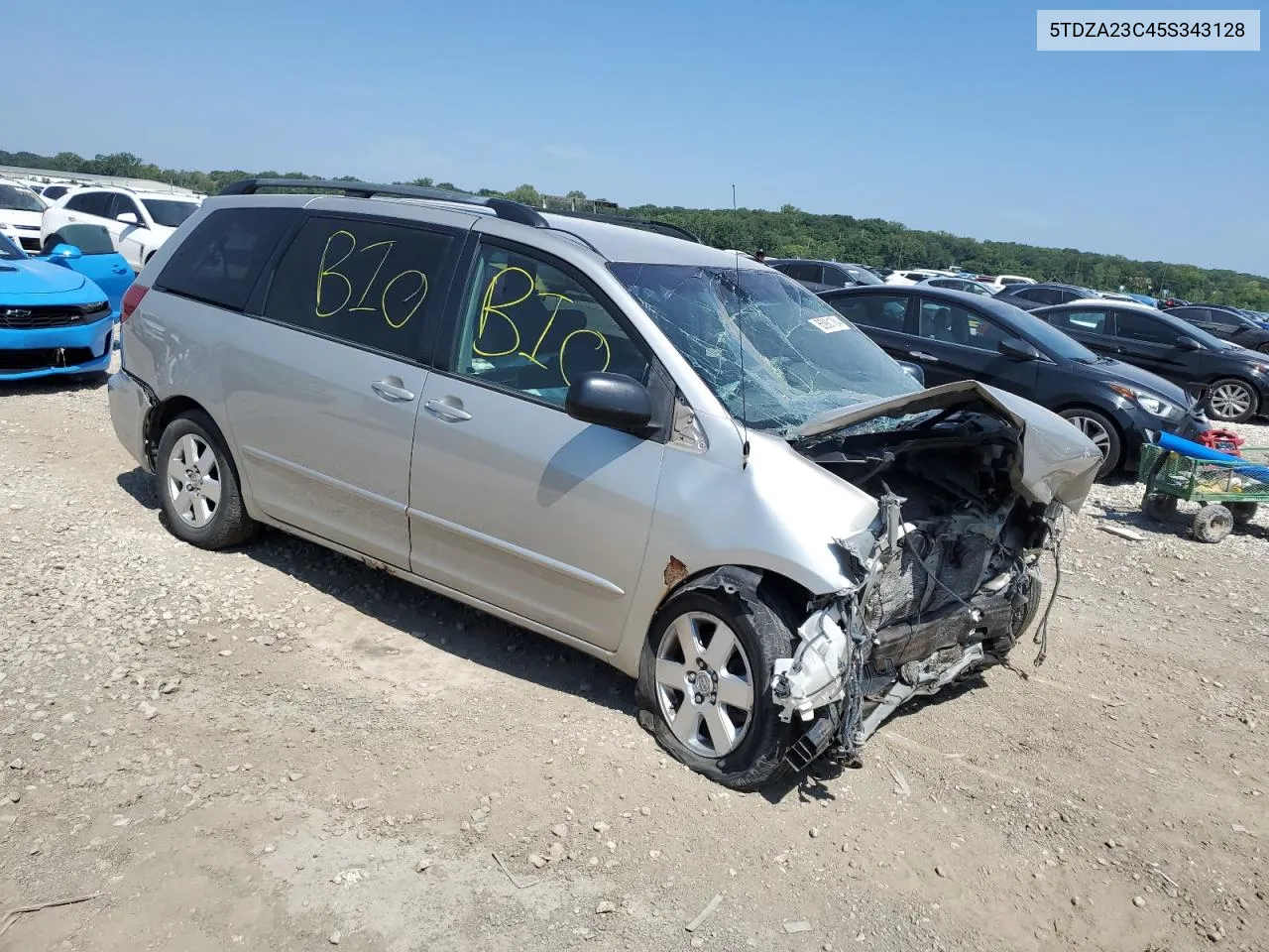 2005 Toyota Sienna Ce VIN: 5TDZA23C45S343128 Lot: 65981784