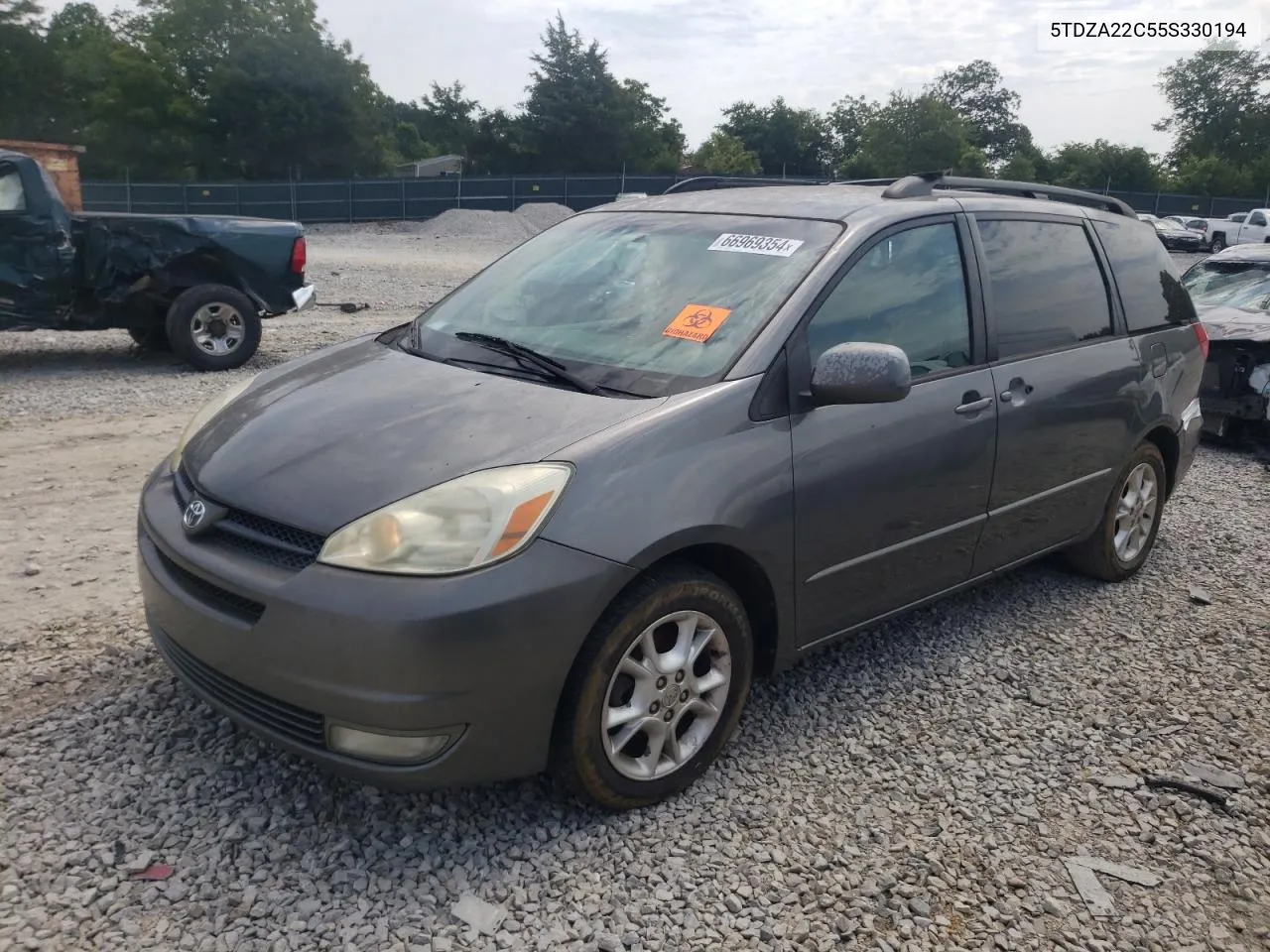 2005 Toyota Sienna Xle VIN: 5TDZA22C55S330194 Lot: 66969354