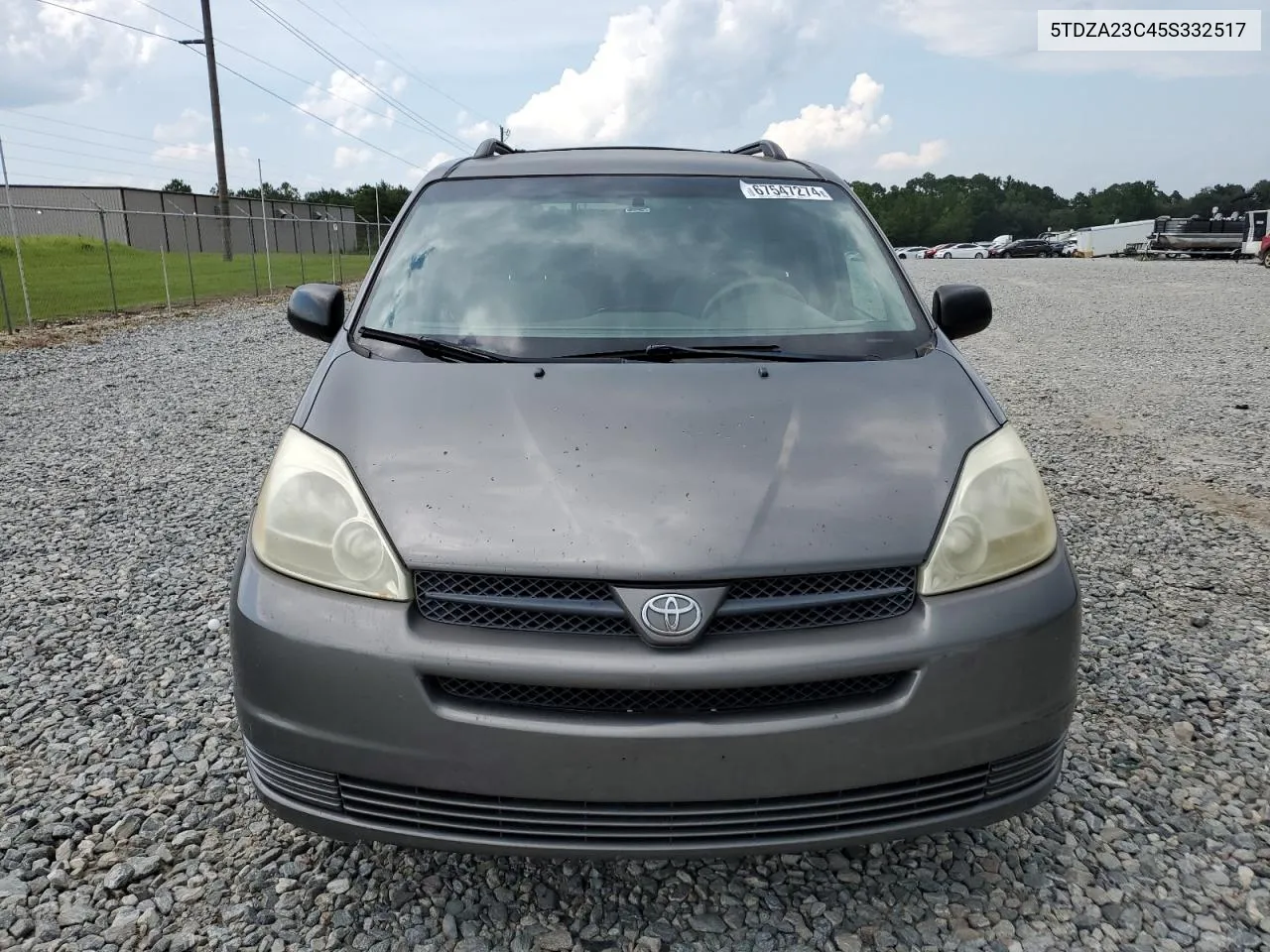 2005 Toyota Sienna Ce VIN: 5TDZA23C45S332517 Lot: 67547274