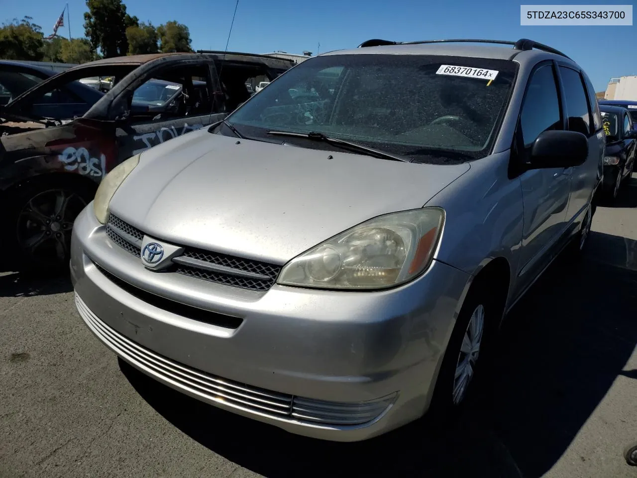 2005 Toyota Sienna Ce VIN: 5TDZA23C65S343700 Lot: 68370164