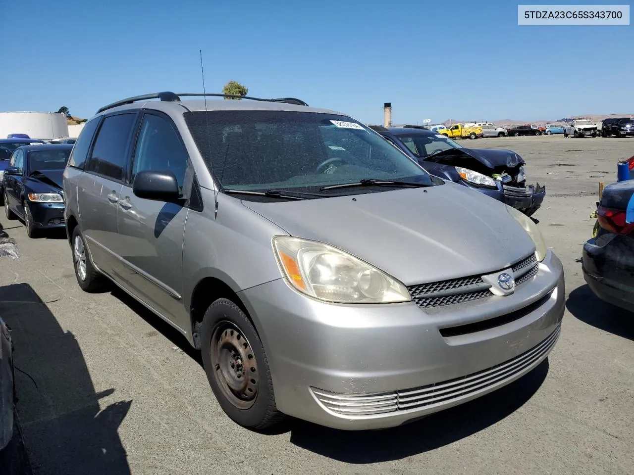 2005 Toyota Sienna Ce VIN: 5TDZA23C65S343700 Lot: 68370164