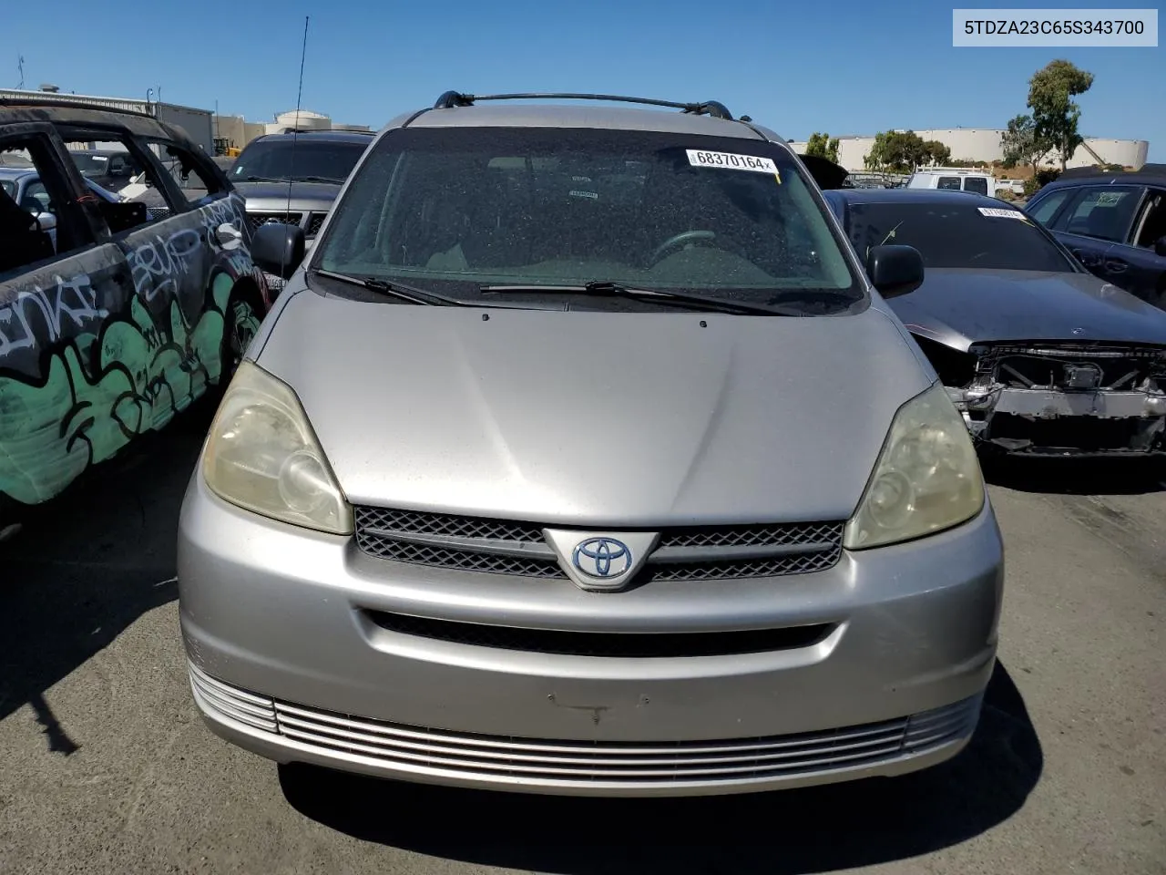 2005 Toyota Sienna Ce VIN: 5TDZA23C65S343700 Lot: 68370164