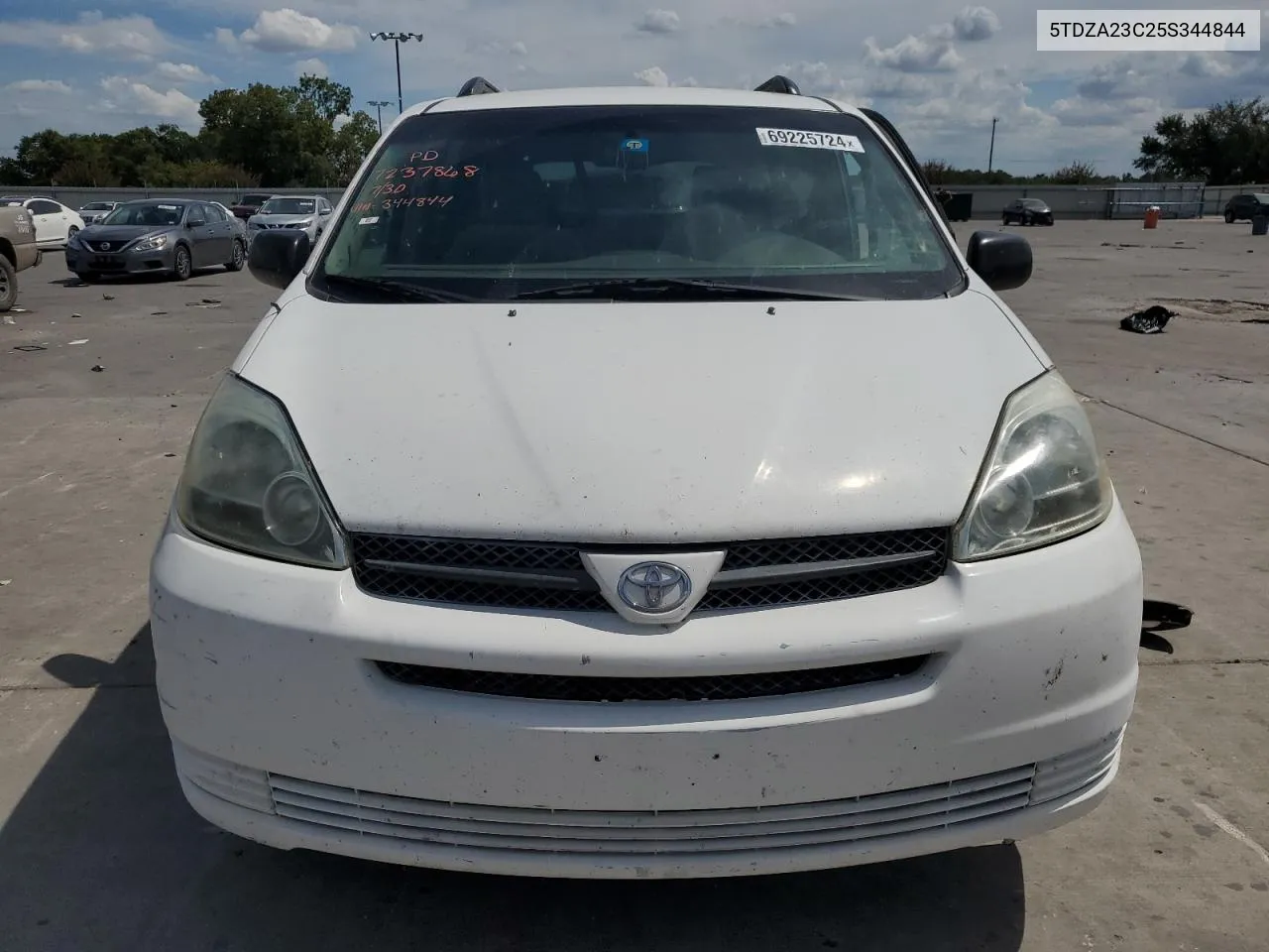 2005 Toyota Sienna Ce VIN: 5TDZA23C25S344844 Lot: 69225724