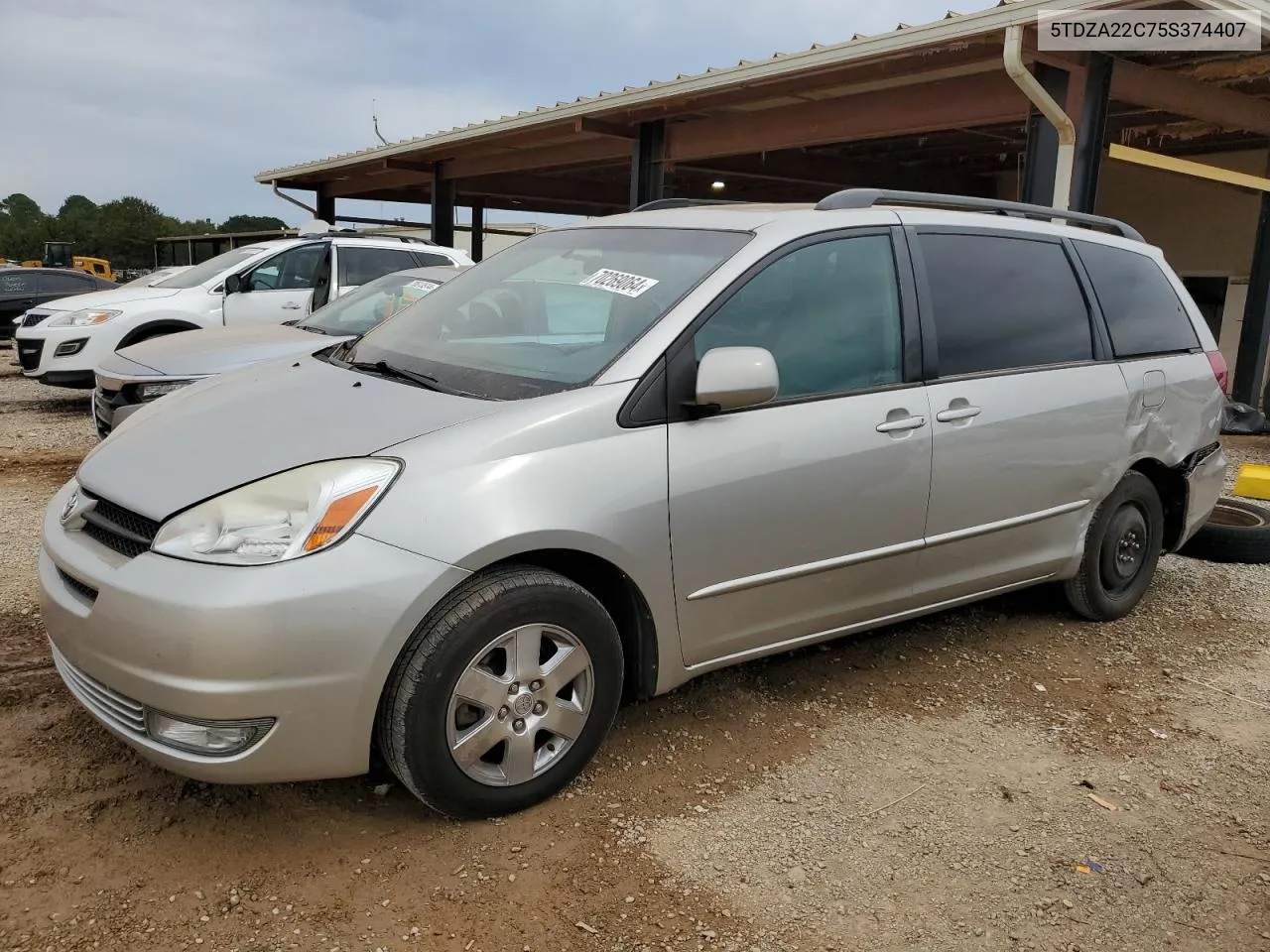 2005 Toyota Sienna Xle VIN: 5TDZA22C75S374407 Lot: 70269064