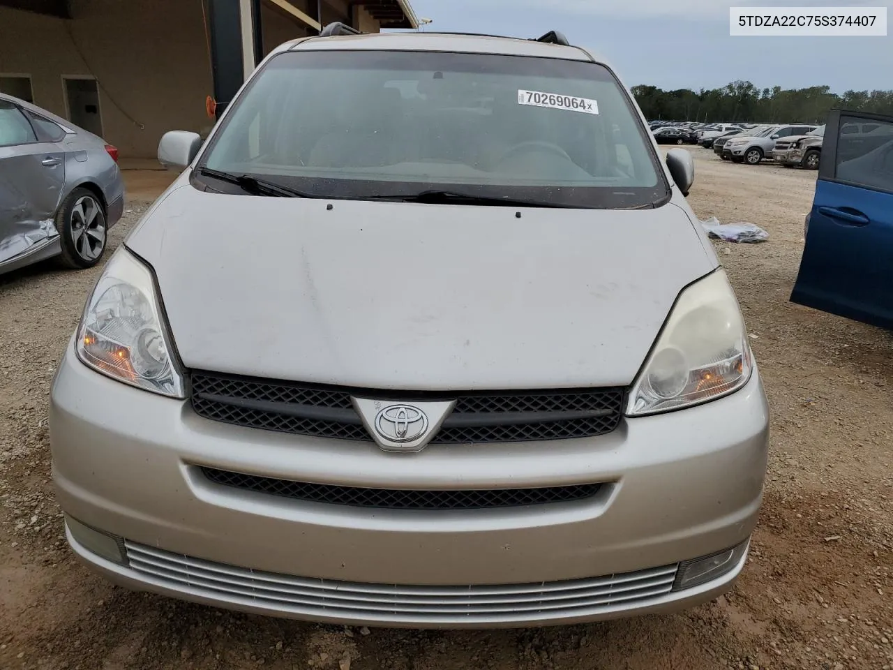 2005 Toyota Sienna Xle VIN: 5TDZA22C75S374407 Lot: 70269064