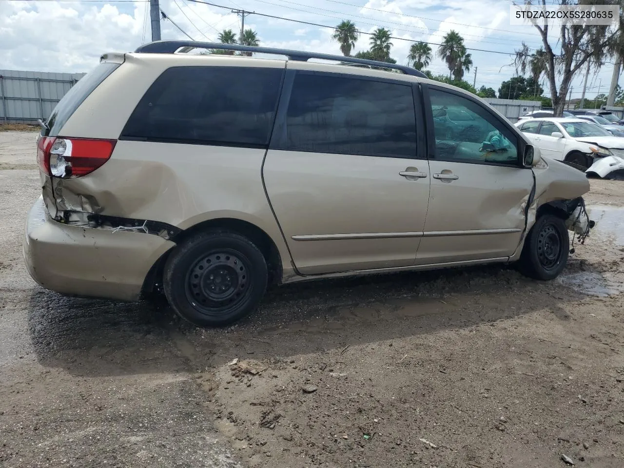 2005 Toyota Sienna Xle VIN: 5TDZA22CX5S280635 Lot: 70399244