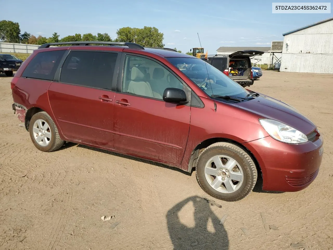 2005 Toyota Sienna Ce VIN: 5TDZA23C45S362472 Lot: 70409344