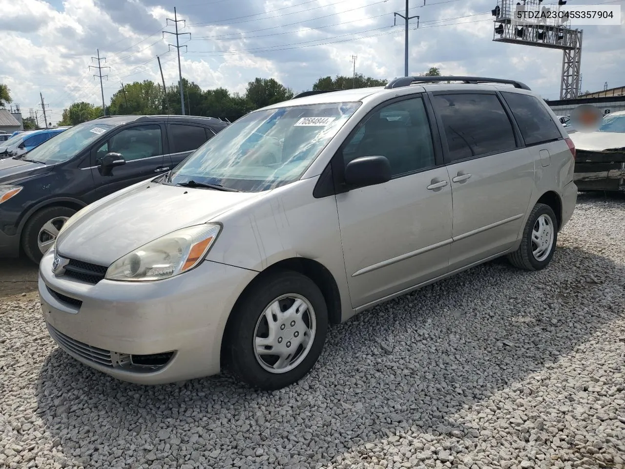 2005 Toyota Sienna Ce VIN: 5TDZA23C45S357904 Lot: 70584844