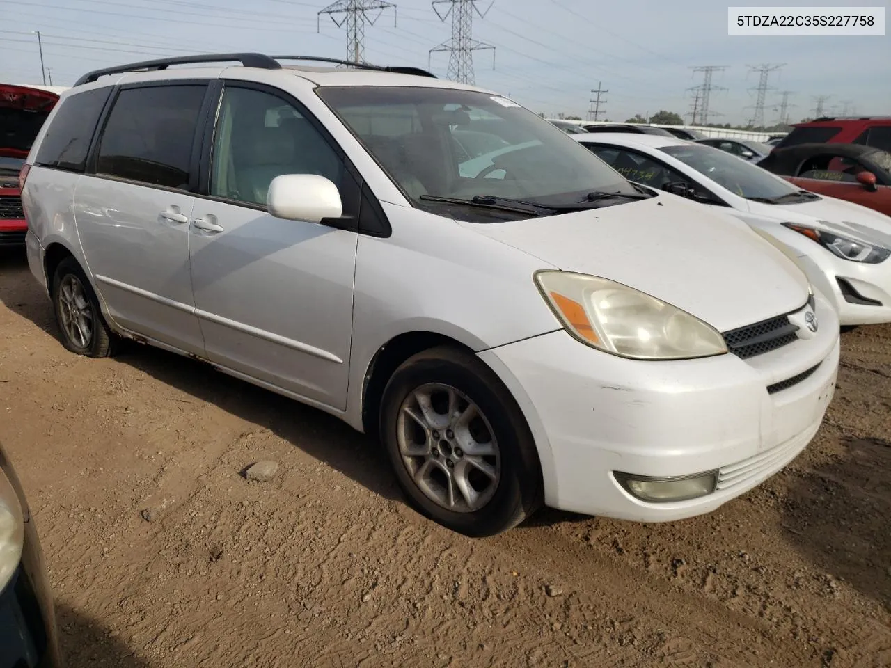 5TDZA22C35S227758 2005 Toyota Sienna Xle