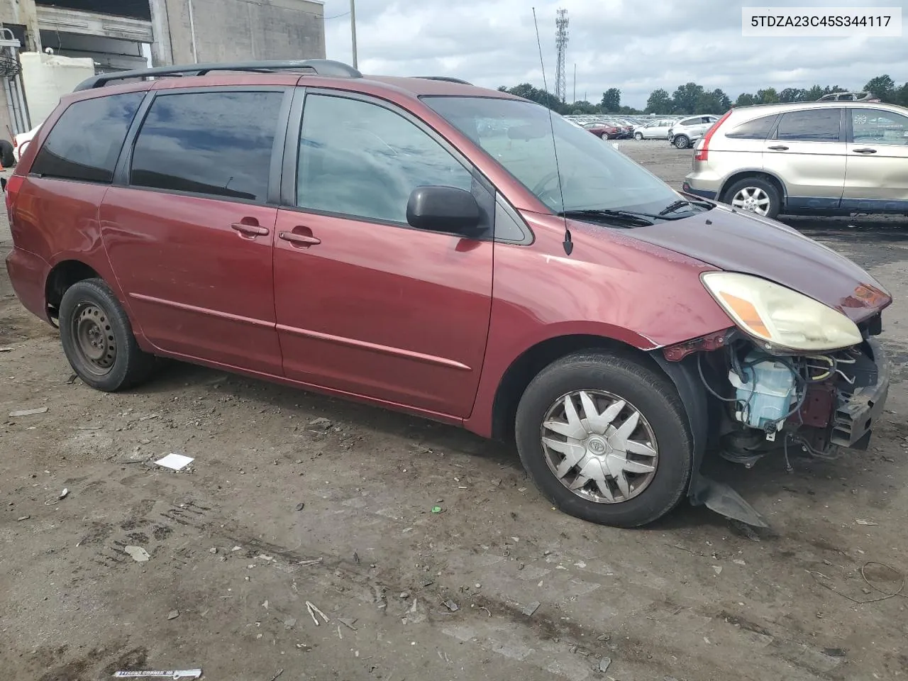 2005 Toyota Sienna Ce VIN: 5TDZA23C45S344117 Lot: 71470744