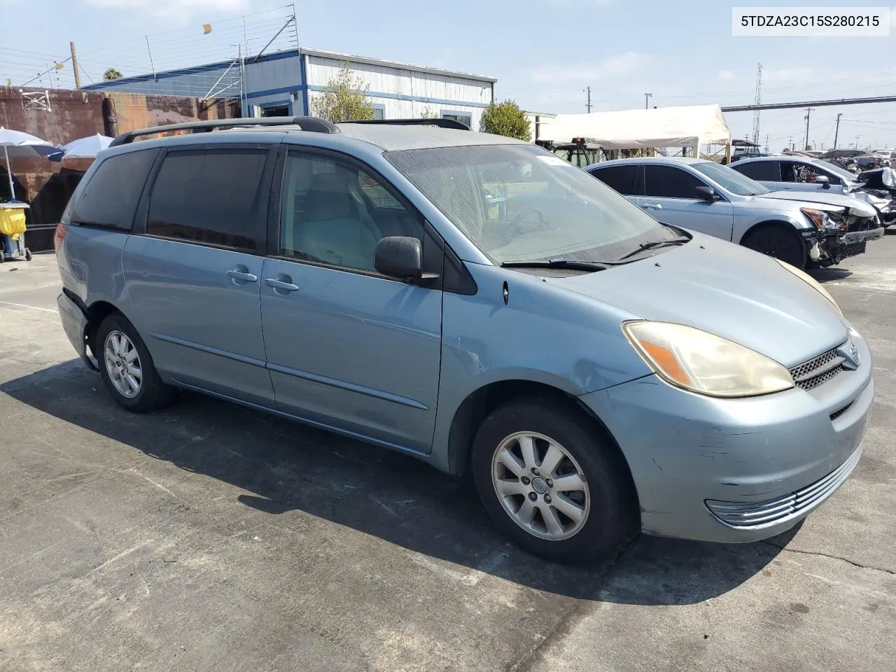 2005 Toyota Sienna Ce VIN: 5TDZA23C15S280215 Lot: 71492214