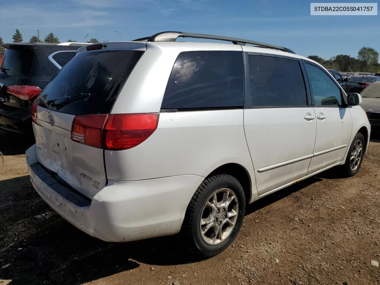 2005 Toyota Sienna Xle VIN: 5TDBA22C05S041757 Lot: 71593484