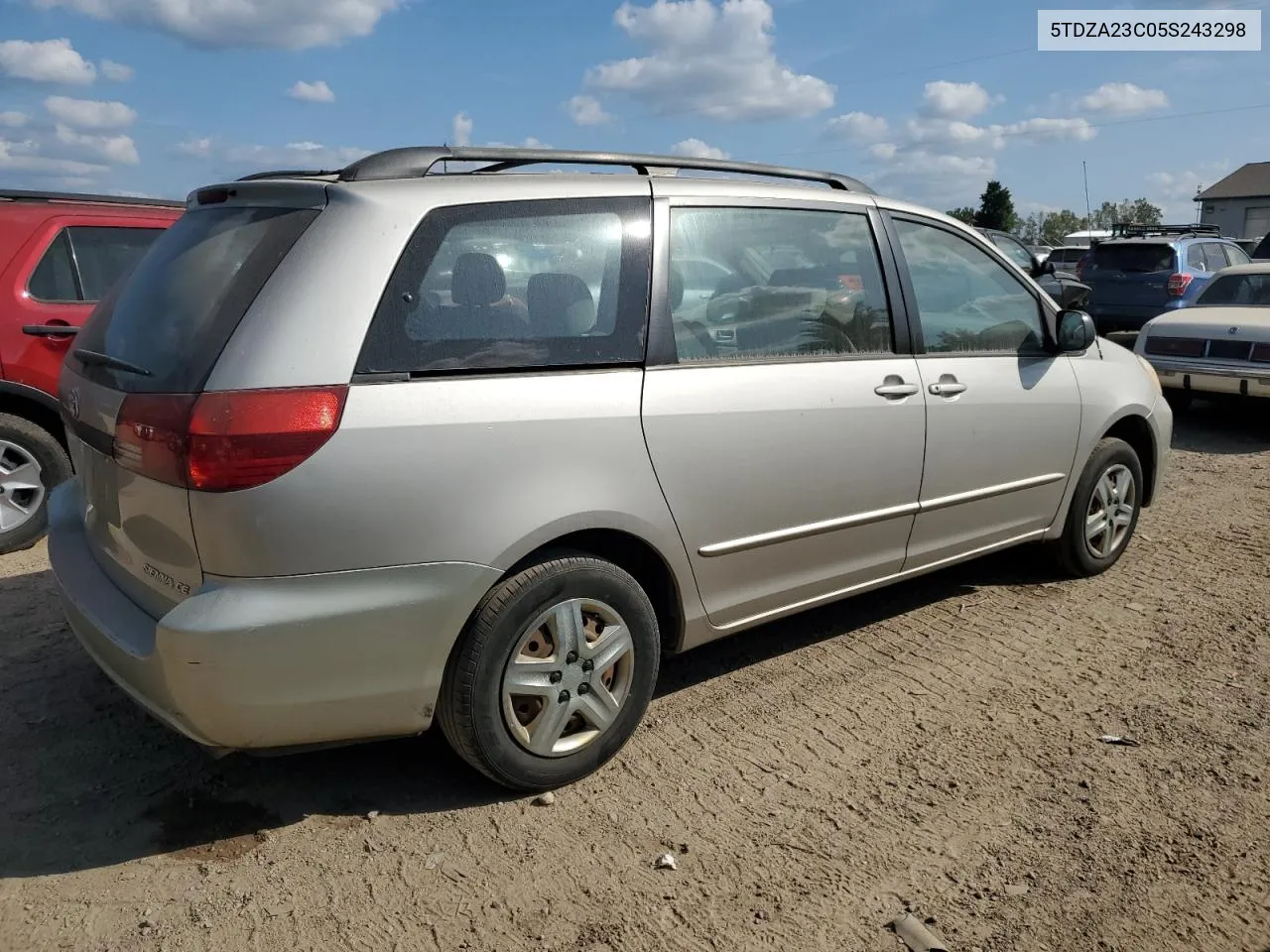 2005 Toyota Sienna Ce VIN: 5TDZA23C05S243298 Lot: 71798854