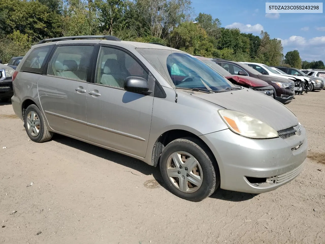 2005 Toyota Sienna Ce VIN: 5TDZA23C05S243298 Lot: 71798854