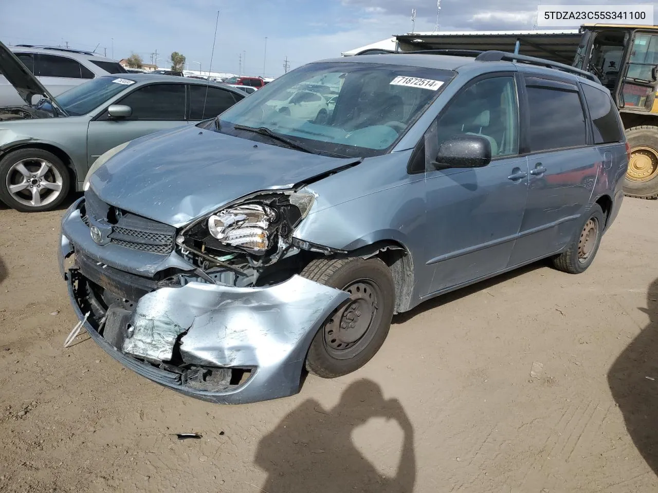 5TDZA23C55S341100 2005 Toyota Sienna Ce