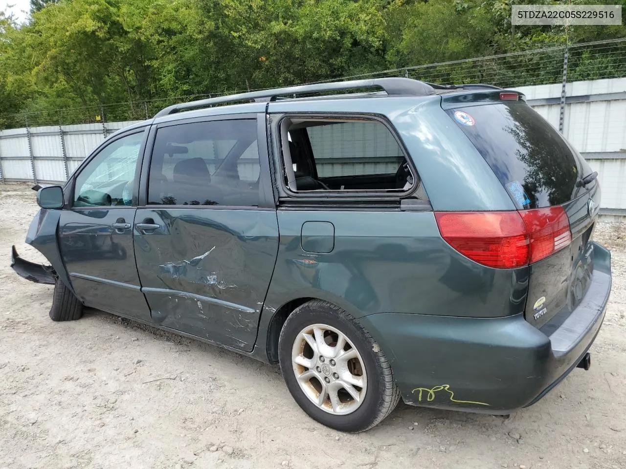 2005 Toyota Sienna Xle VIN: 5TDZA22C05S229516 Lot: 72009994