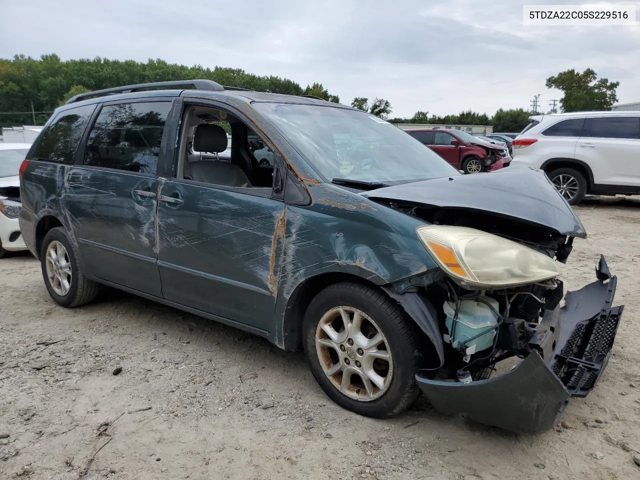 2005 Toyota Sienna Xle VIN: 5TDZA22C05S229516 Lot: 72009994