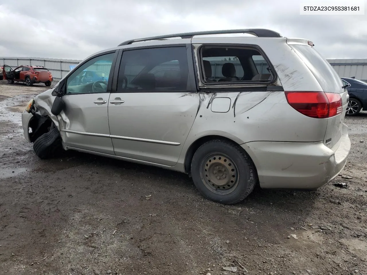 2005 Toyota Sienna Ce VIN: 5TDZA23C95S381681 Lot: 72950404