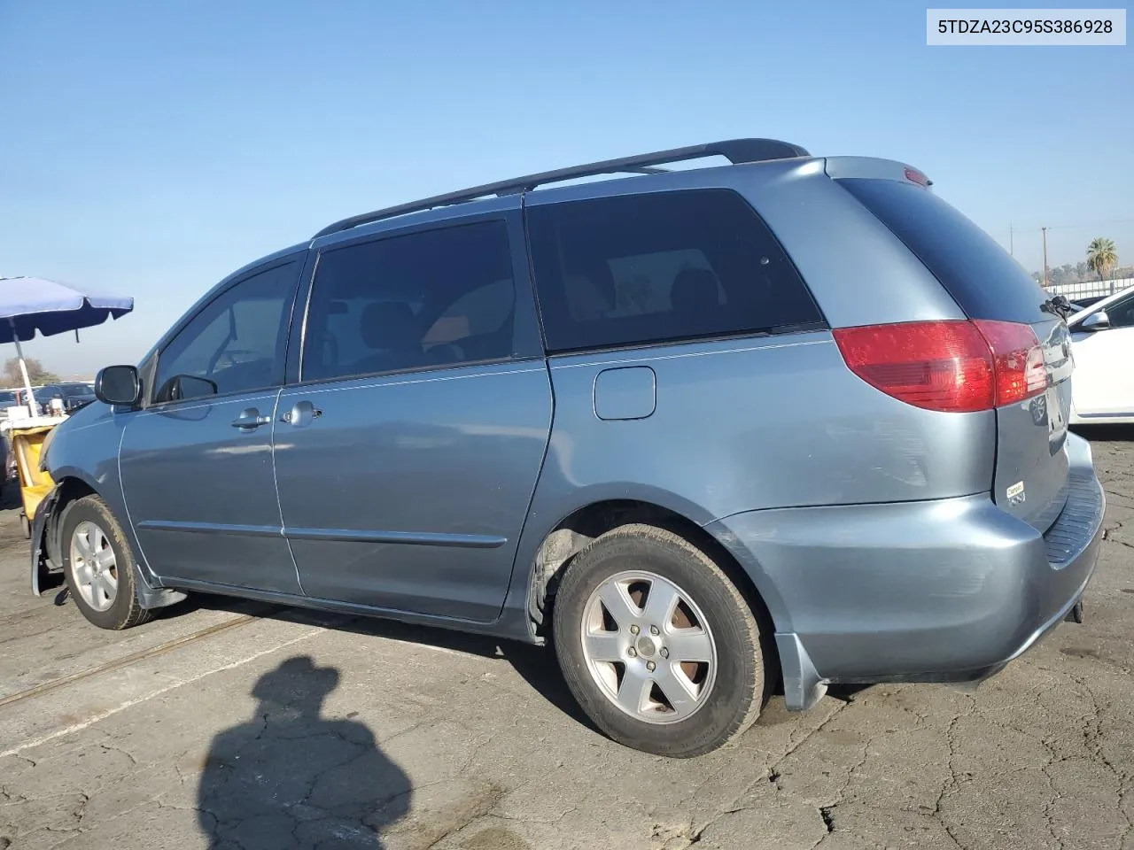 2005 Toyota Sienna Ce VIN: 5TDZA23C95S386928 Lot: 73016734