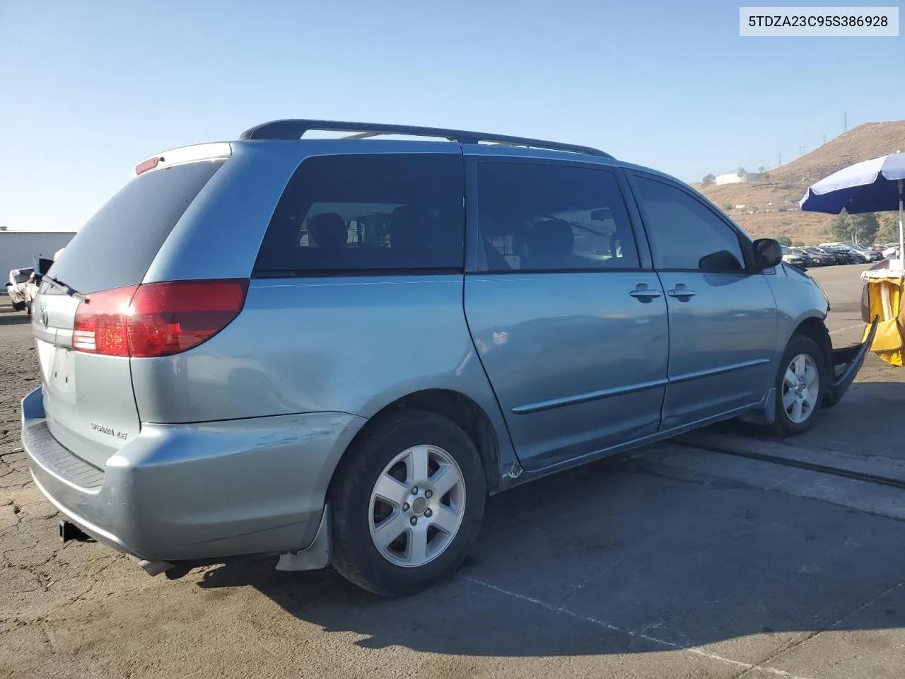 2005 Toyota Sienna Ce VIN: 5TDZA23C95S386928 Lot: 73016734