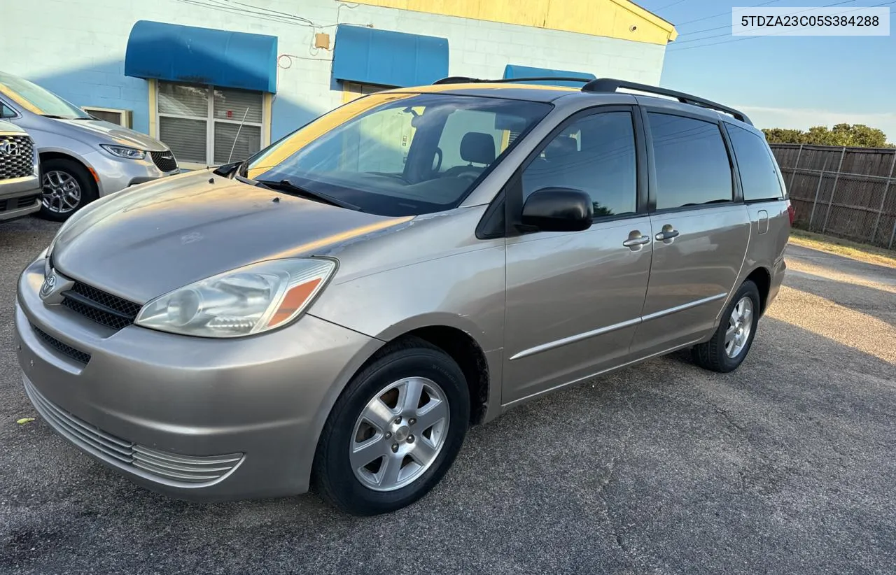 2005 Toyota Sienna Ce VIN: 5TDZA23C05S384288 Lot: 73251574