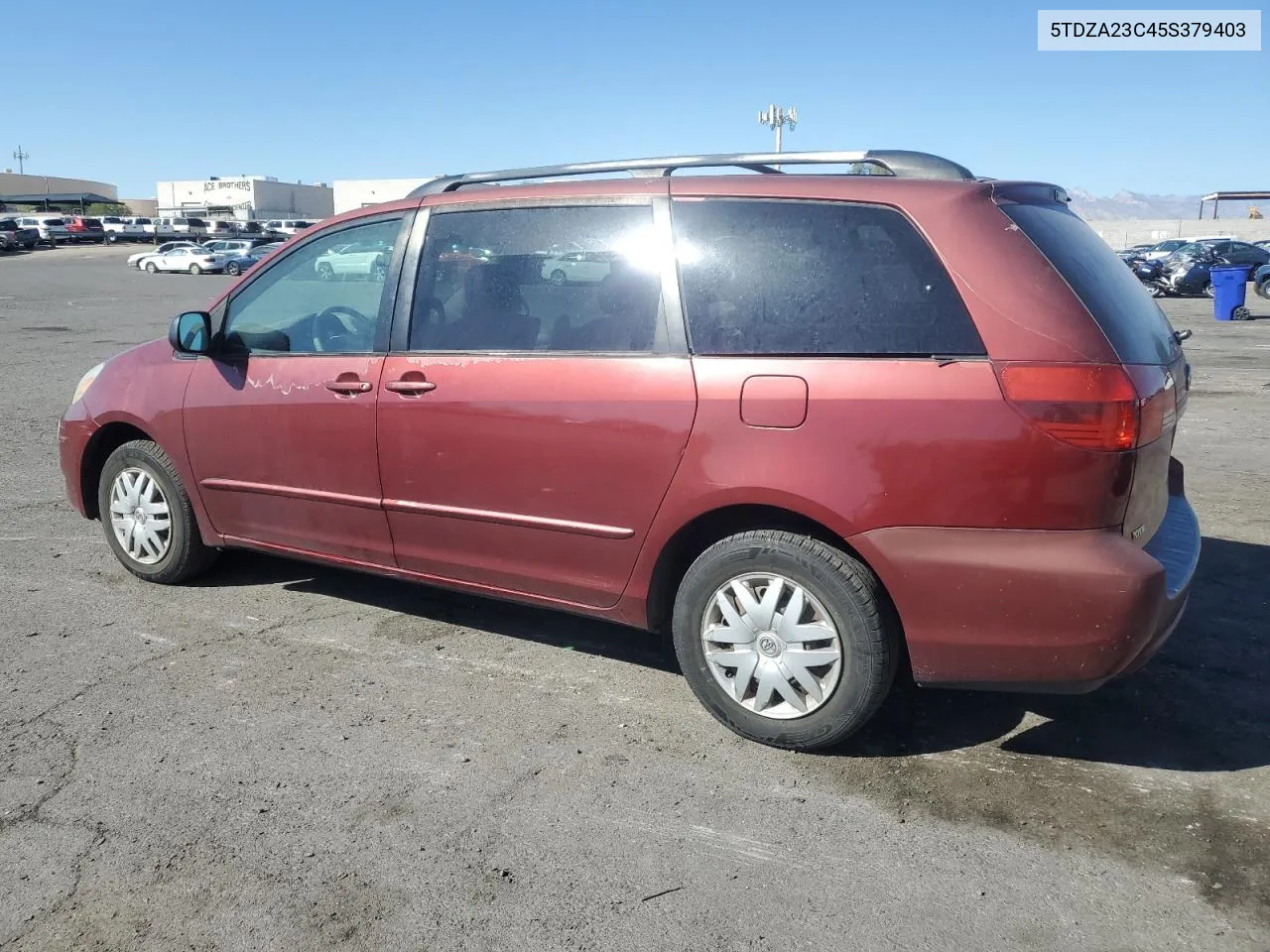 2005 Toyota Sienna Ce VIN: 5TDZA23C45S379403 Lot: 73590734