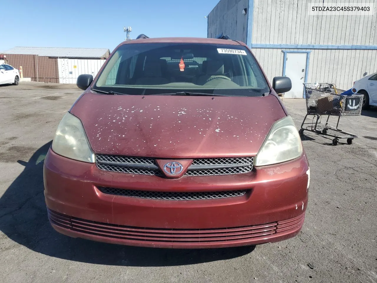 2005 Toyota Sienna Ce VIN: 5TDZA23C45S379403 Lot: 73590734