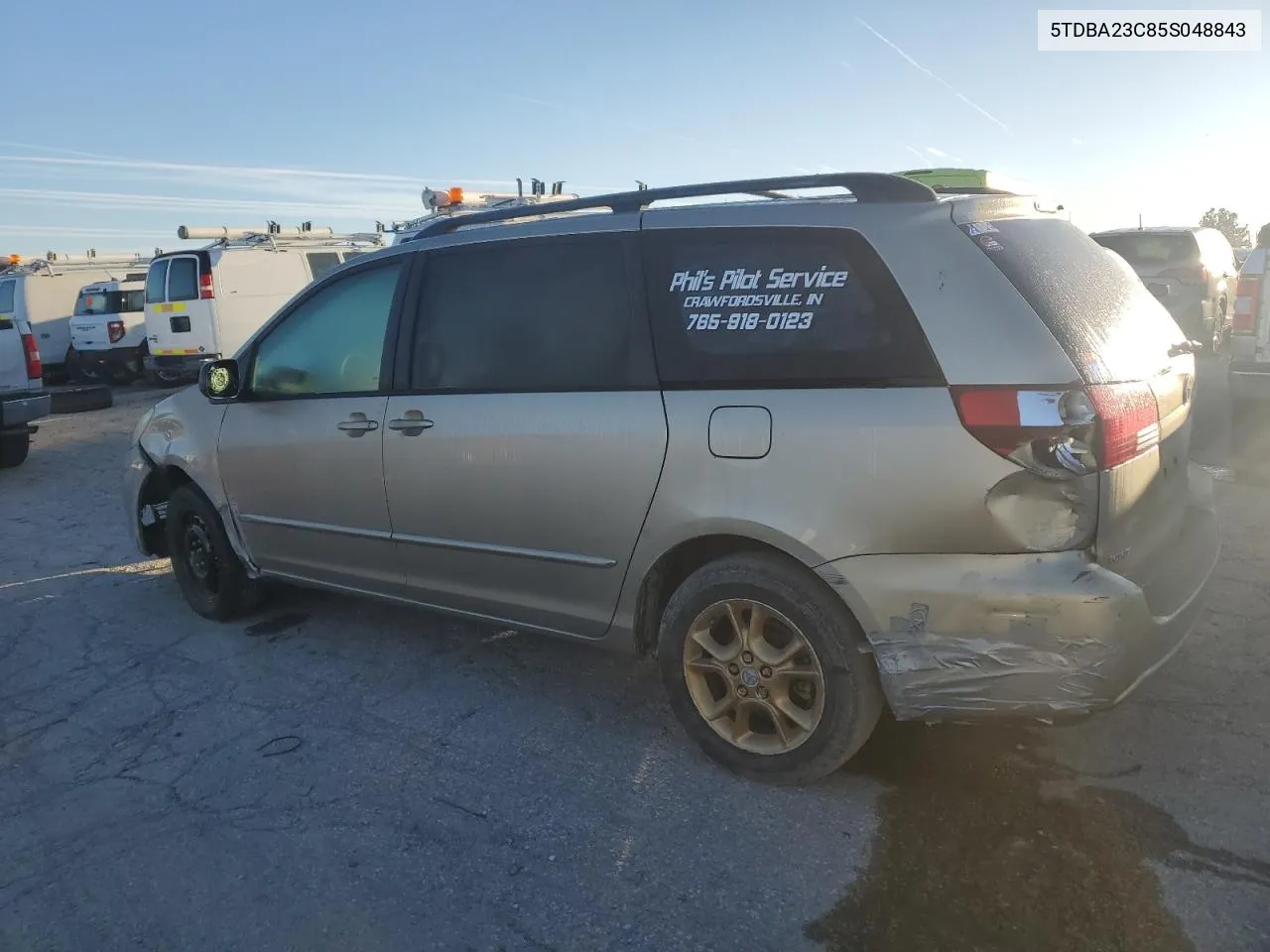 2005 Toyota Sienna Le VIN: 5TDBA23C85S048843 Lot: 73761874