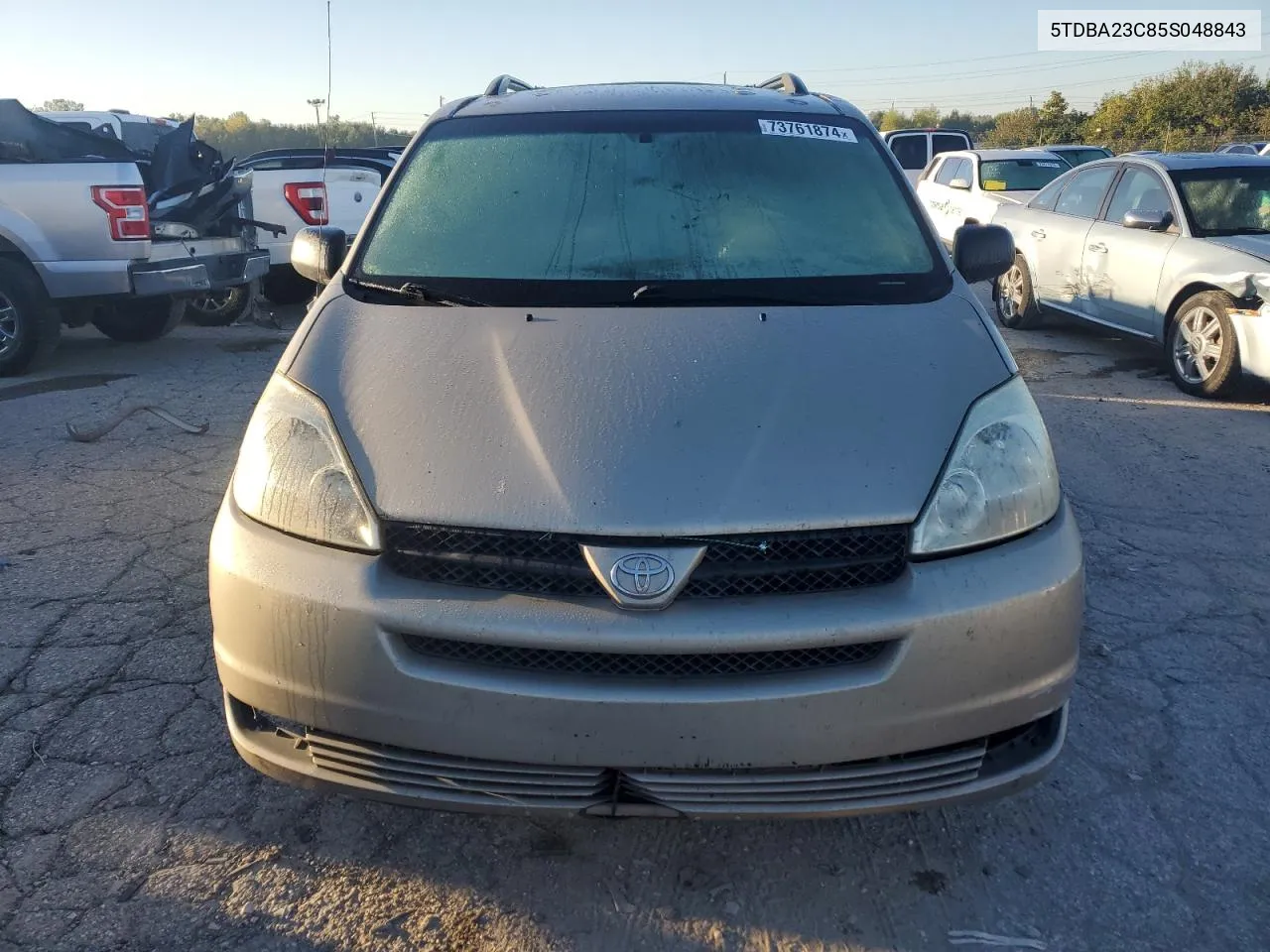 2005 Toyota Sienna Le VIN: 5TDBA23C85S048843 Lot: 73761874