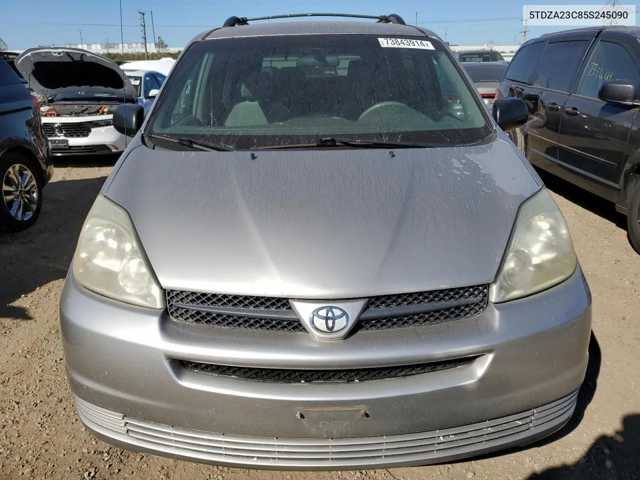 2005 Toyota Sienna Ce VIN: 5TDZA23C85S245090 Lot: 73843914