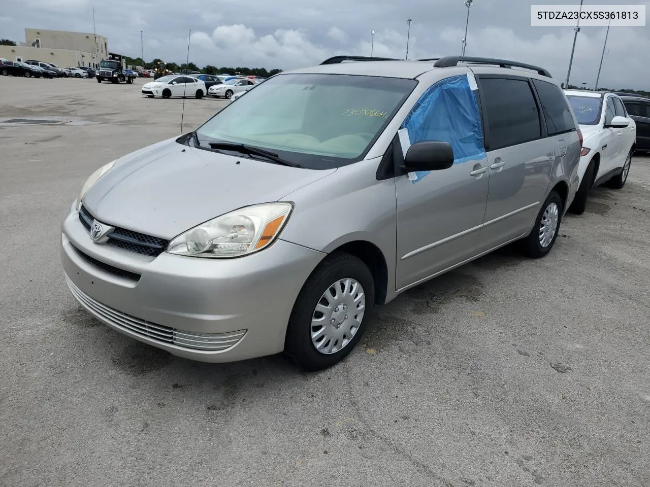 2005 Toyota Sienna Ce VIN: 5TDZA23CX5S361813 Lot: 73890664