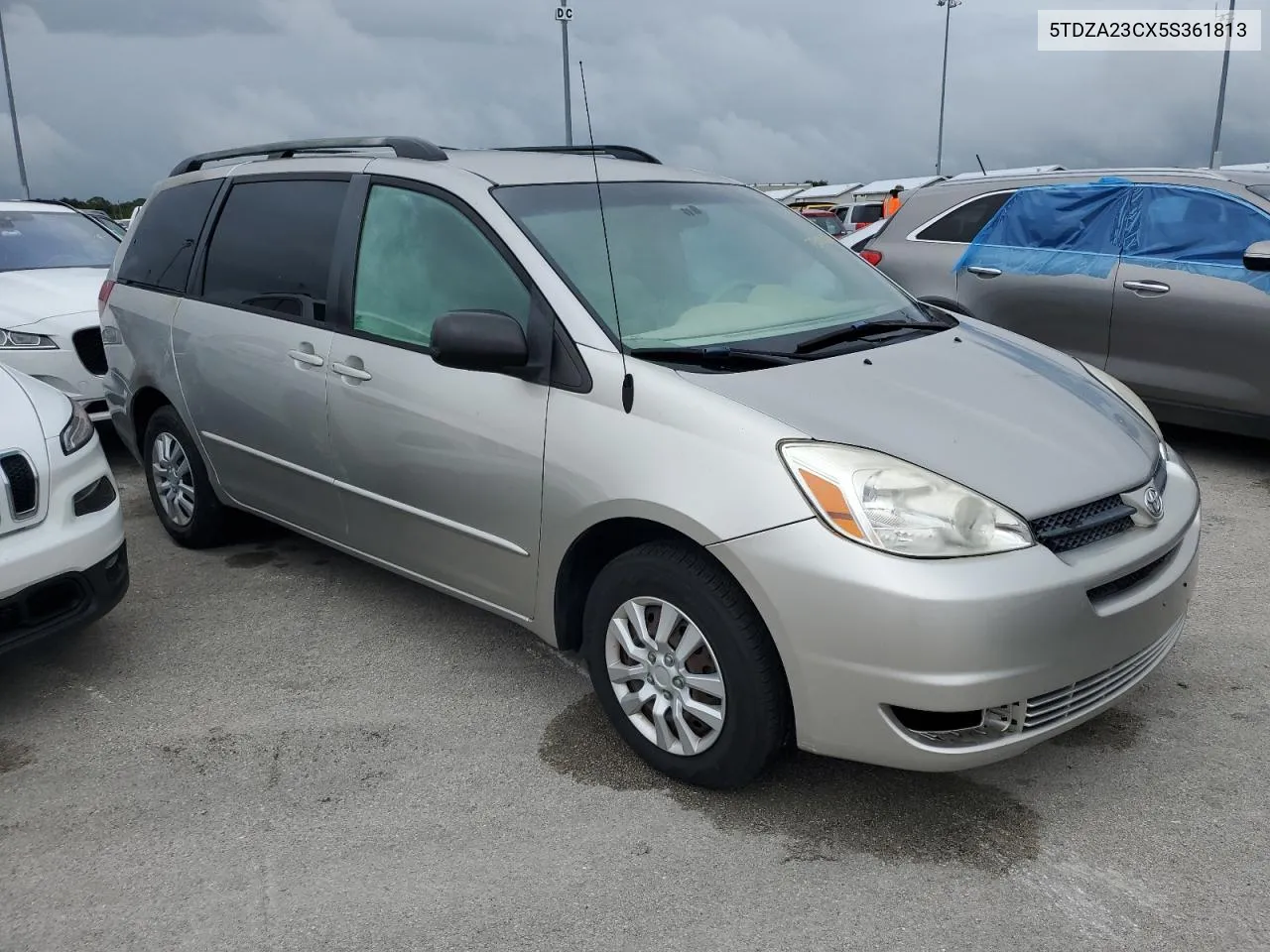 2005 Toyota Sienna Ce VIN: 5TDZA23CX5S361813 Lot: 73890664