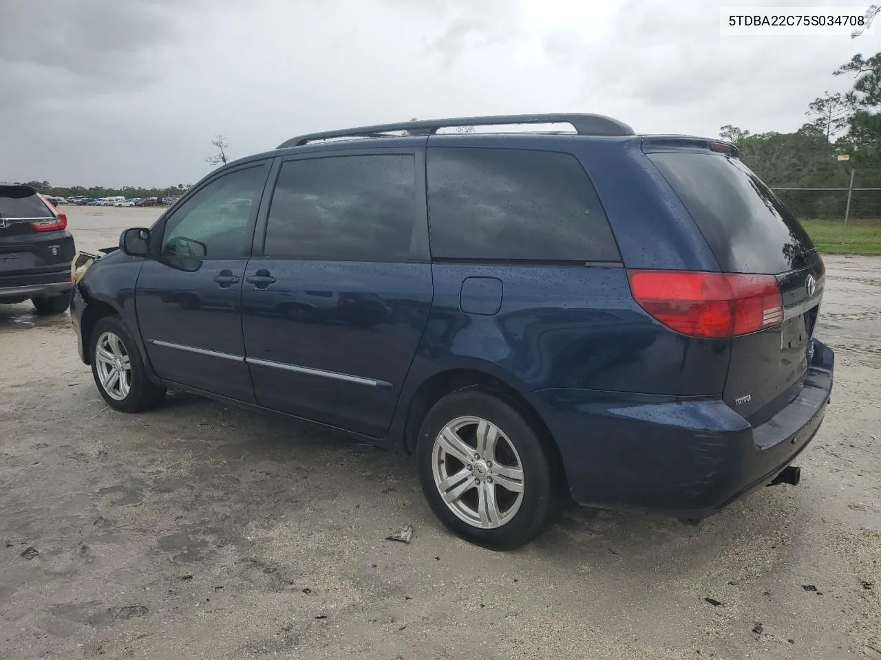 2005 Toyota Sienna Xle VIN: 5TDBA22C75S034708 Lot: 74687164