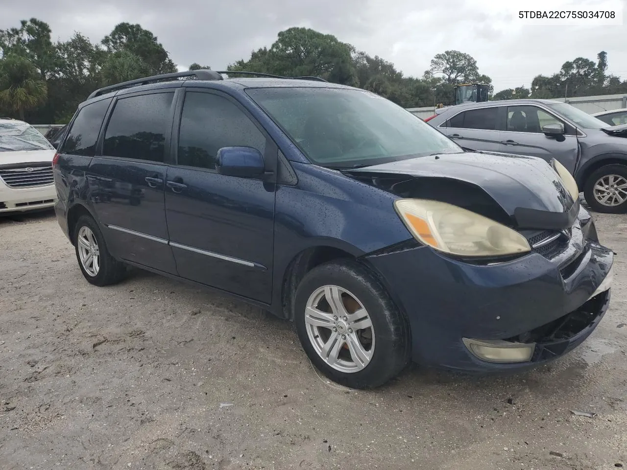 2005 Toyota Sienna Xle VIN: 5TDBA22C75S034708 Lot: 74687164