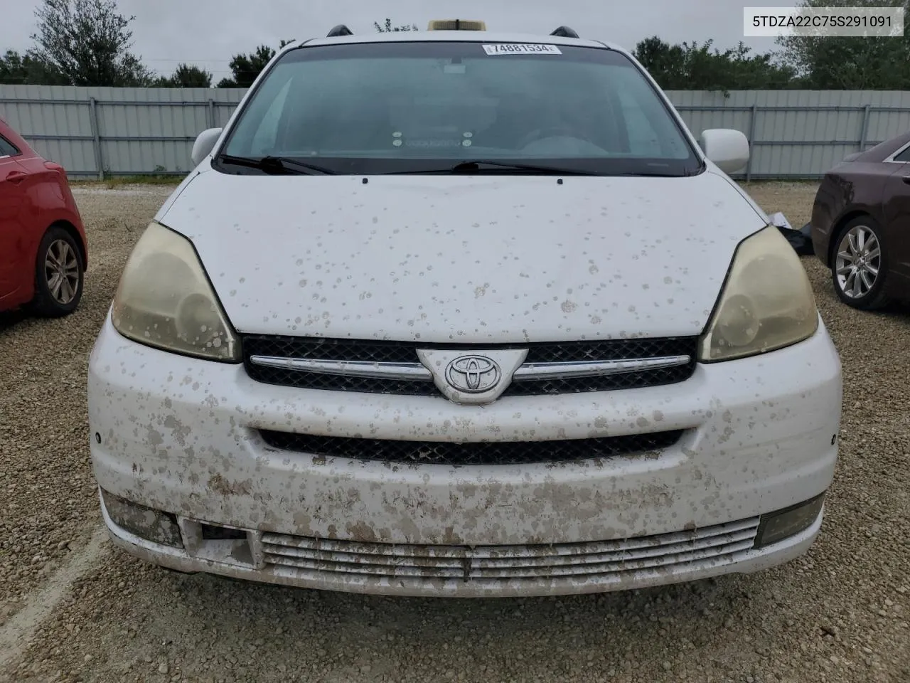 2005 Toyota Sienna Xle VIN: 5TDZA22C75S291091 Lot: 74881534