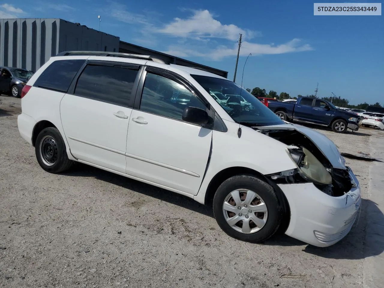 5TDZA23C25S343449 2005 Toyota Sienna Ce