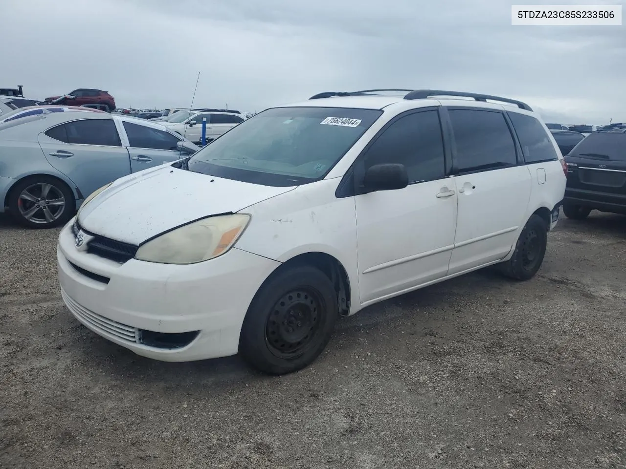 2005 Toyota Sienna Ce VIN: 5TDZA23C85S233506 Lot: 75624044