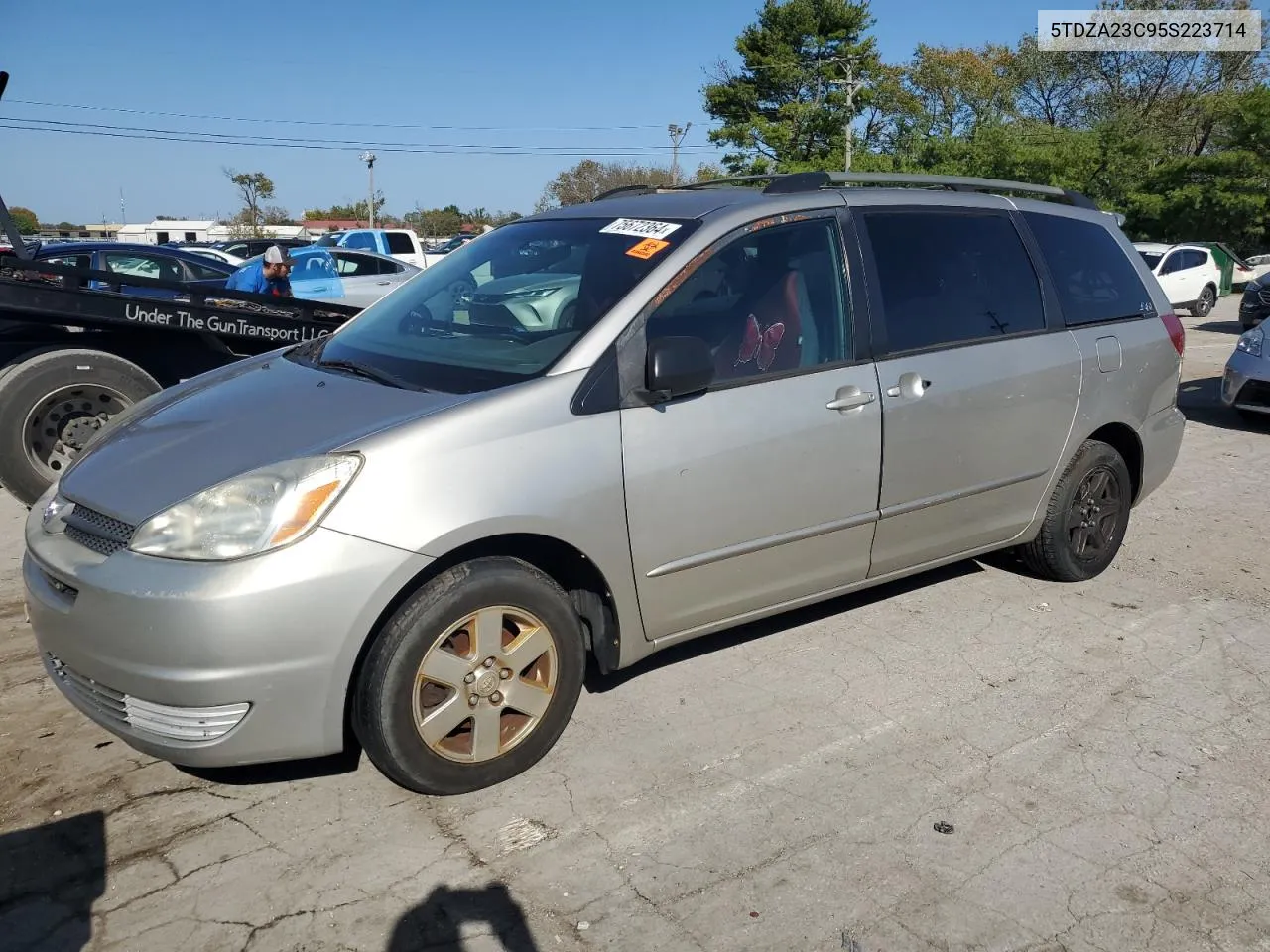 2005 Toyota Sienna Ce VIN: 5TDZA23C95S223714 Lot: 75672364