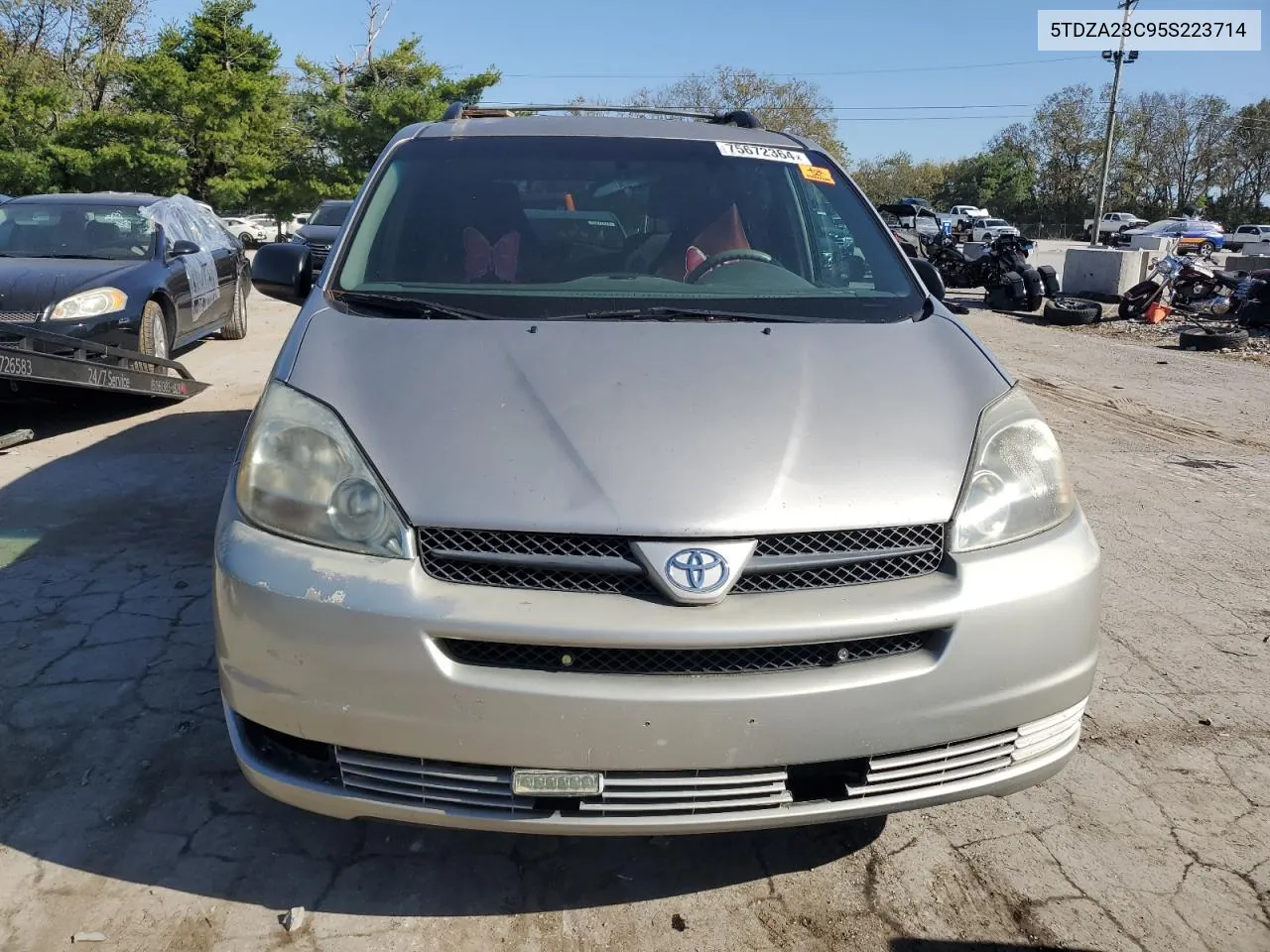 2005 Toyota Sienna Ce VIN: 5TDZA23C95S223714 Lot: 75672364