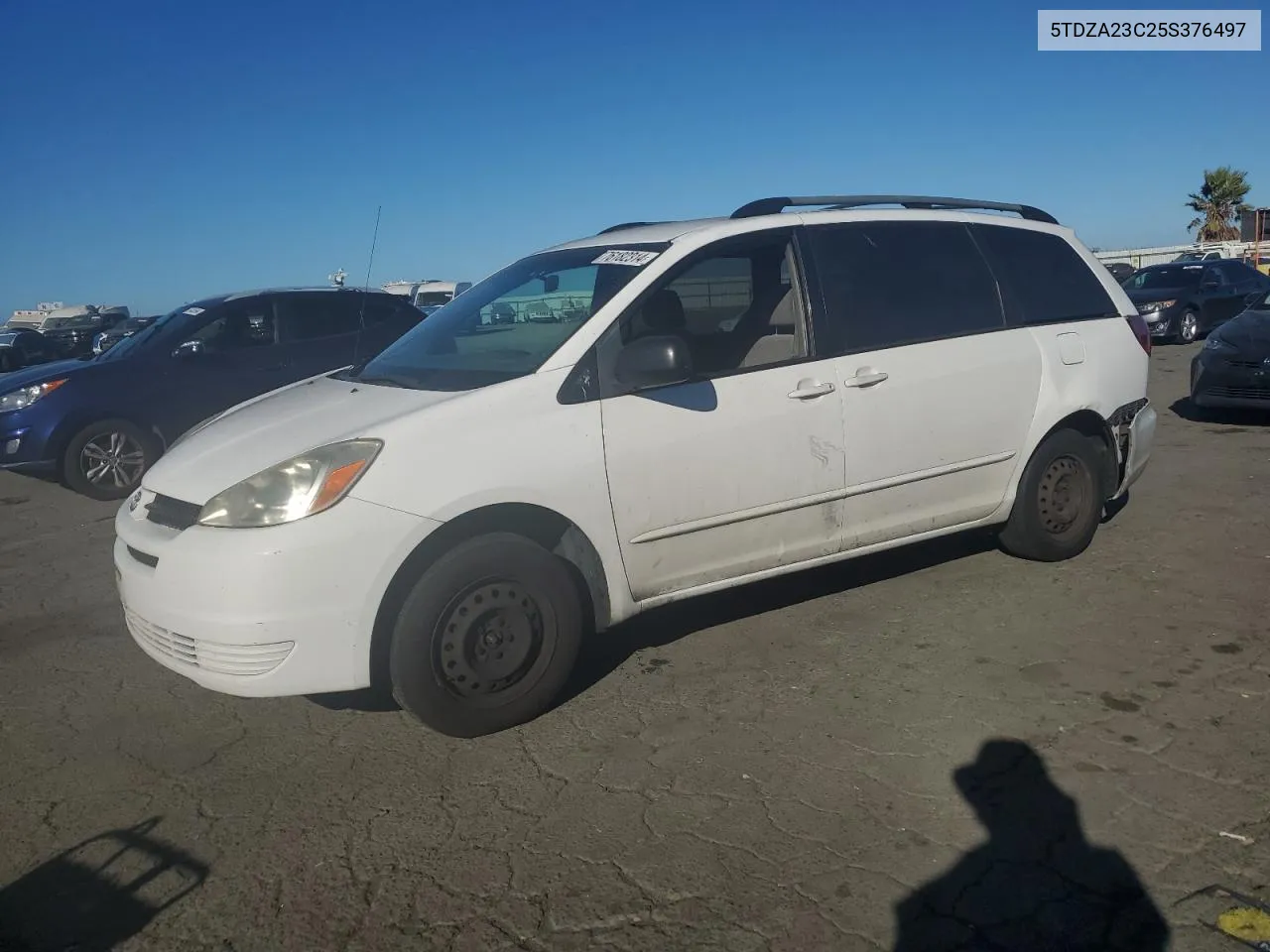 2005 Toyota Sienna Ce VIN: 5TDZA23C25S376497 Lot: 76182314