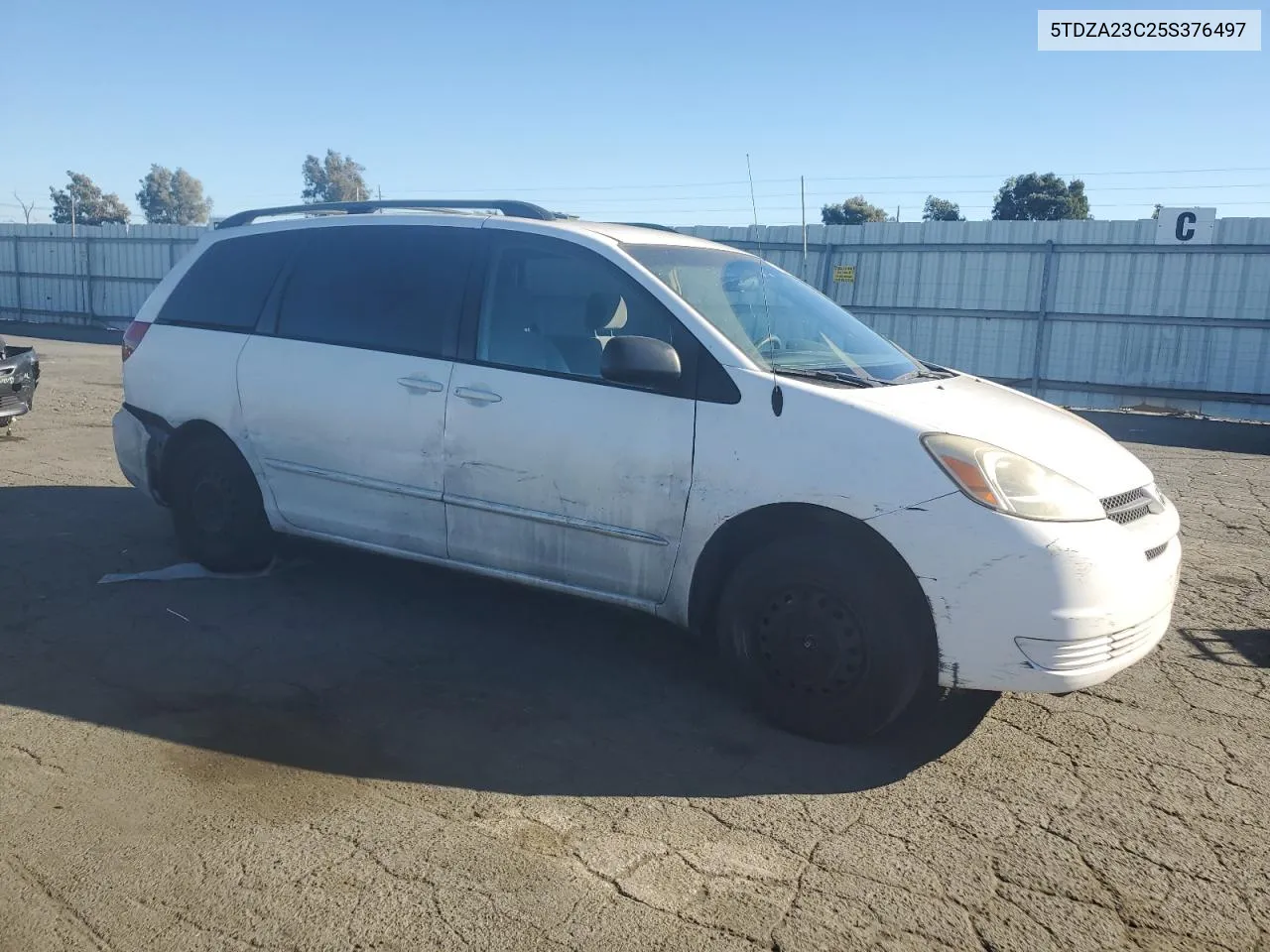 2005 Toyota Sienna Ce VIN: 5TDZA23C25S376497 Lot: 76182314