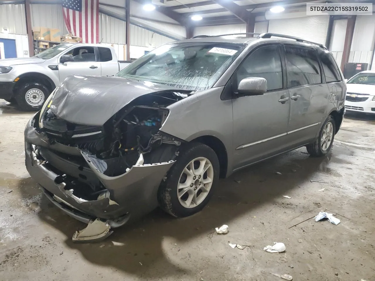 2005 Toyota Sienna Xle VIN: 5TDZA22C15S319502 Lot: 76416864