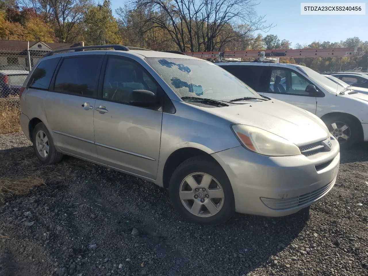 2005 Toyota Sienna Ce VIN: 5TDZA23CX5S240456 Lot: 76697434