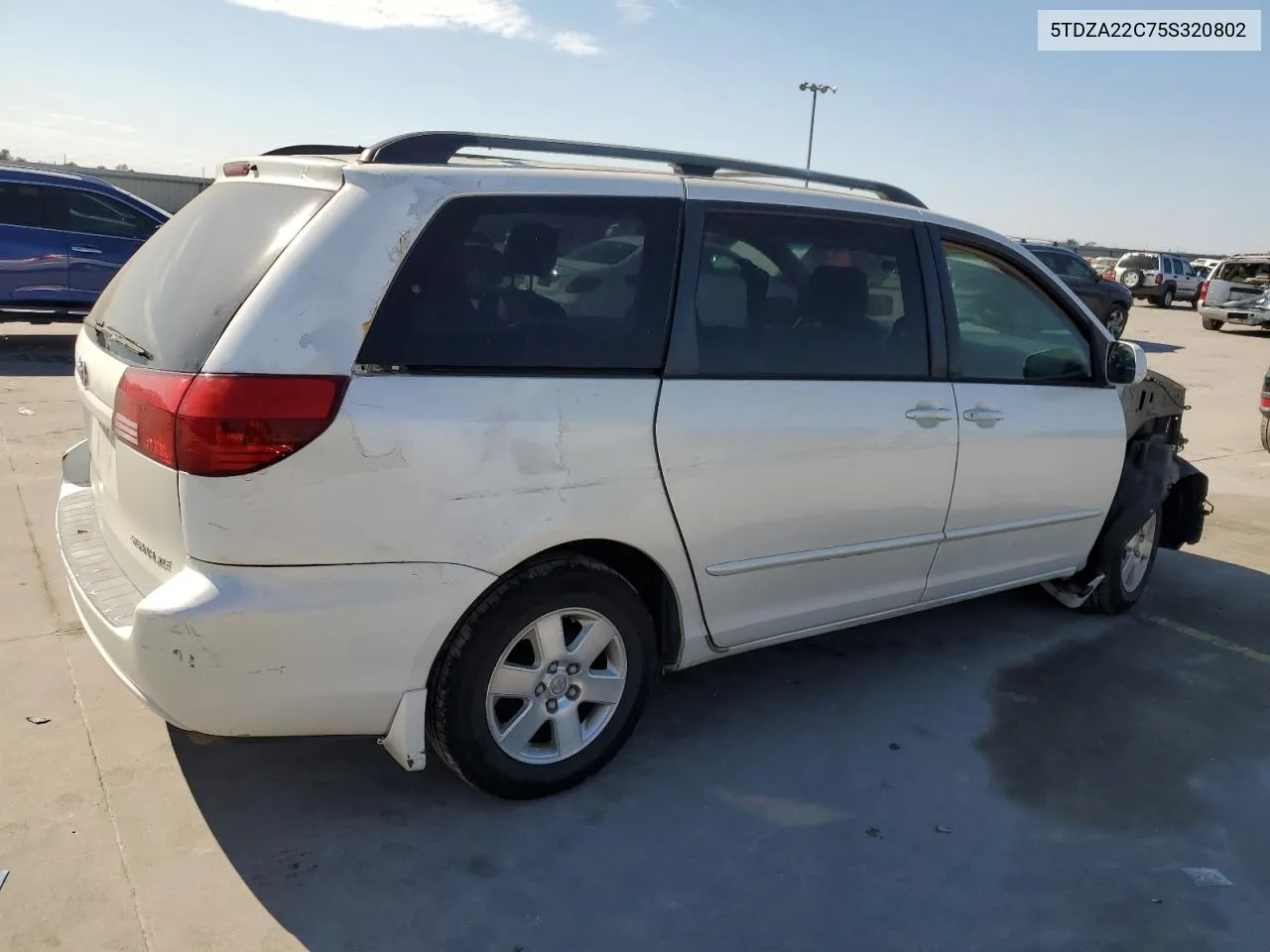 2005 Toyota Sienna Xle VIN: 5TDZA22C75S320802 Lot: 76813924