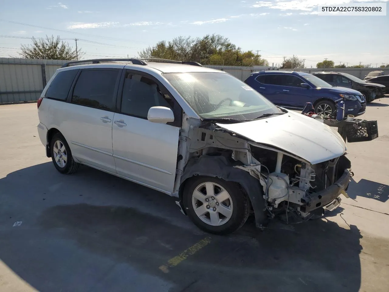 2005 Toyota Sienna Xle VIN: 5TDZA22C75S320802 Lot: 76813924