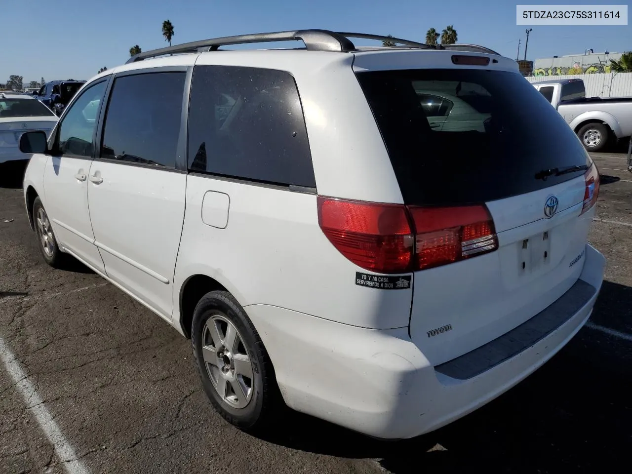 2005 Toyota Sienna Ce VIN: 5TDZA23C75S311614 Lot: 76829414